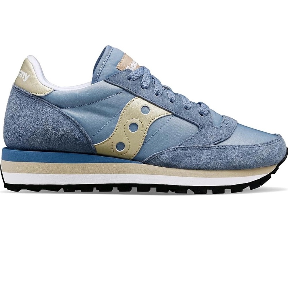 Saucony Jazz Low Pro blue retro sneakers 70s 80s woman’s size 7